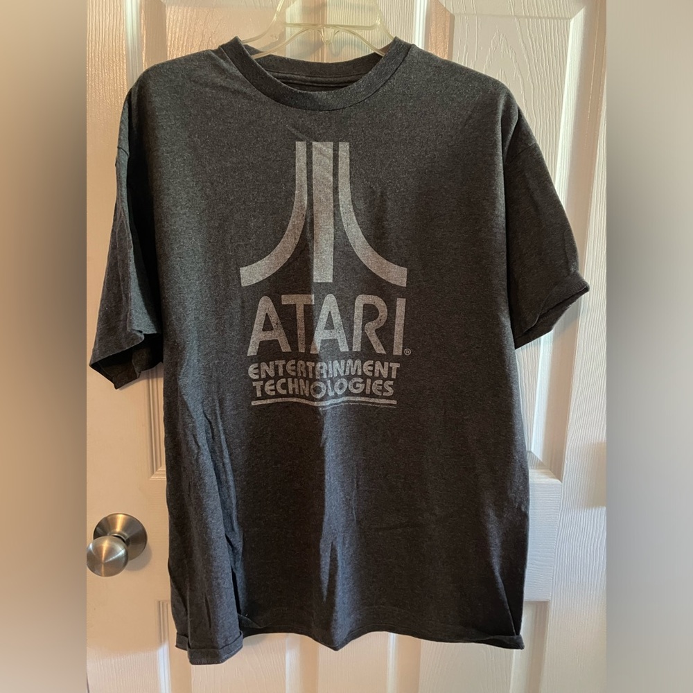 Atari Men's Gray Short Sleeve T-Shirt